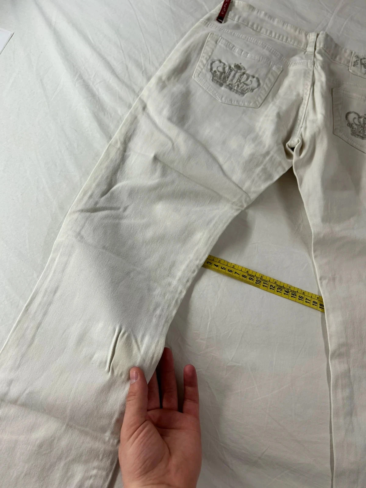Calça jeans slim branca naturale – photo 13